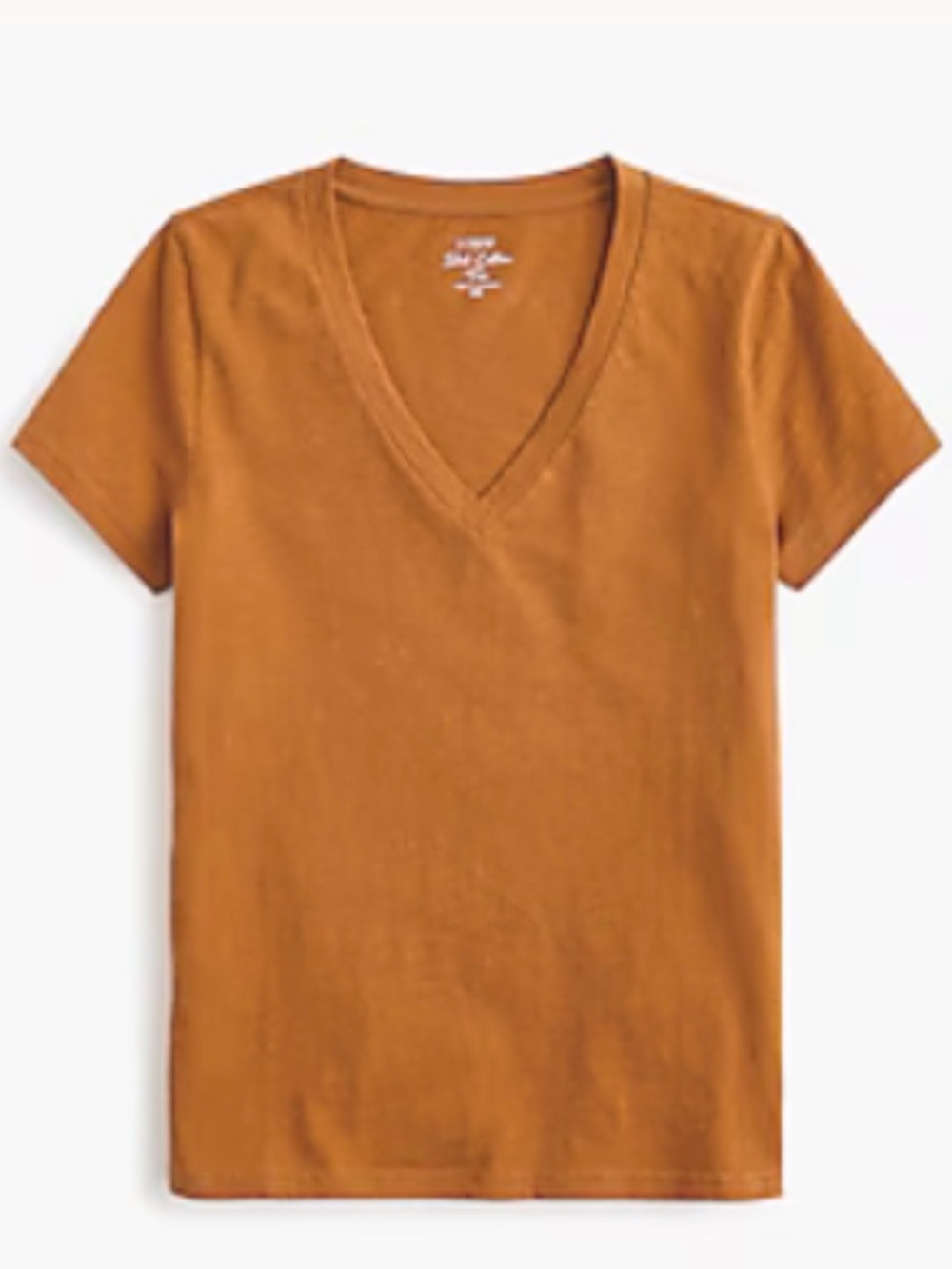 J. Crew Short-sleeve vintage cotton V-neck tee XXL Adobe